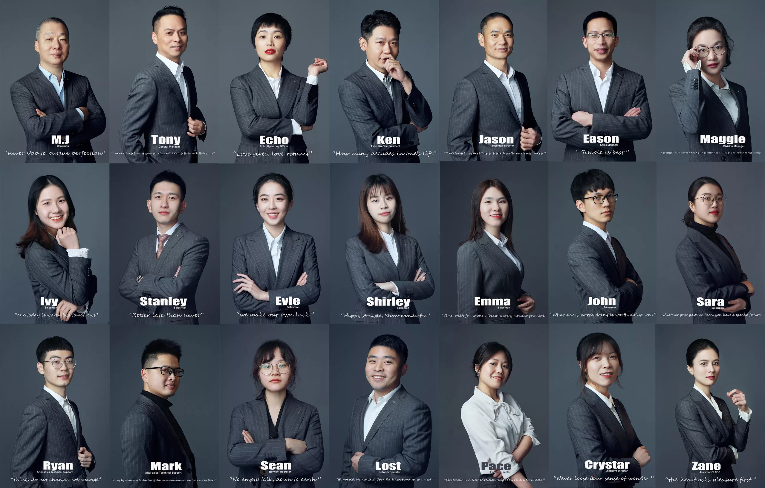 our sales team